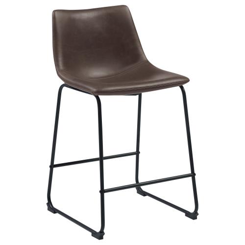 coaster-bar-stools-chairs-kitchen-dining-Michelle-Armless-Counter-Height-Stools-Two-tone-Brown-and-Black-(Set-of-2)-hover