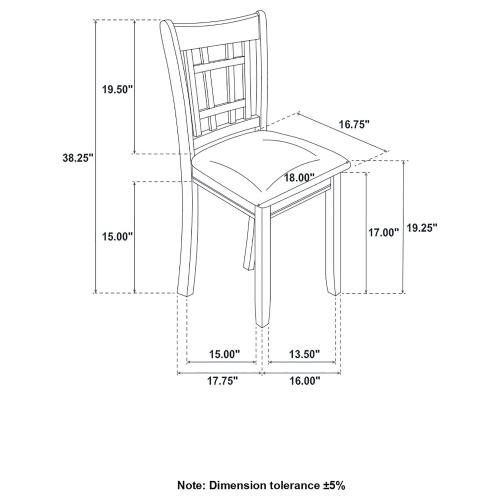 coaster-accent-chairs-bedroom-Lavon-Padded-Dining-Side-Chairs-Espresso-and-Black-(Set-of-2)-hover