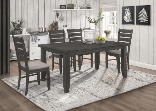 coaster-dining-tables-kitchen-dining-Dalila-Rectangular-Plank-Top-Dining-Table-Dark-Grey