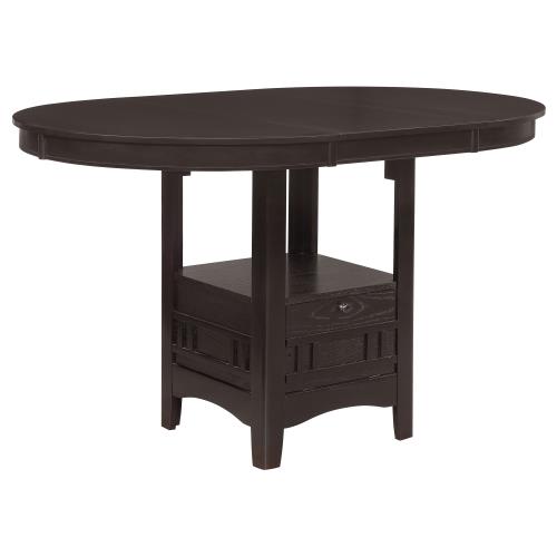 coaster-bar-tables-kitchen-dining-Lavon-Oval-Counter-Height-Table-Espresso-hover