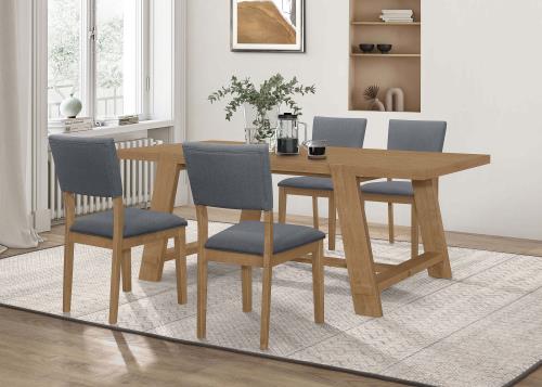 coaster-kitchen-dining-Sharon-Rectangular-Trestle-Base-Dining-Table-Blue-and-Brown