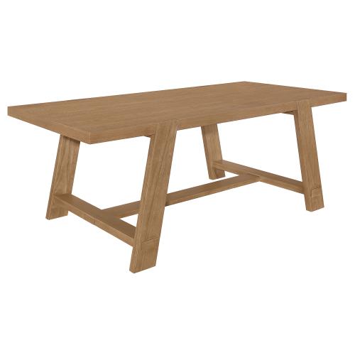 coaster-kitchen-dining-Sharon-Rectangular-Trestle-Base-Dining-Table-Blue-and-Brown-hover