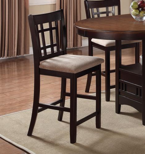 coaster-bar-stools-chairs-kitchen-dining-Lavon-Lattice-Back-Counter-Stools-Tan-and-Espresso-(Set-of-2)