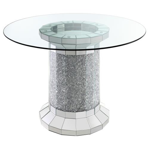coaster-counter-height-tables-kitchen-dining-Ellie-Pedestal-Round-Glass-Top-Counter-Height-Table-Mirror-hover