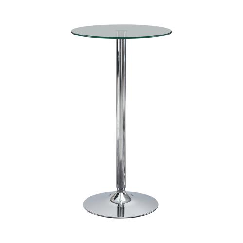 coaster-bar-tables-kitchen-dining-Abiline-Glass-Top-Round-Bar-Table-Chrome