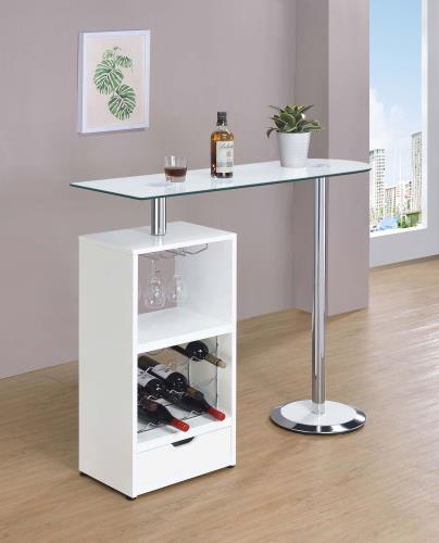 coaster-bar-tables-kitchen-dining-Koufax-1-drawer-Bar-Table-Glossy-White