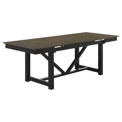 coaster-kitchen-dining-Malia-Rectangular-Dining-Table-with-Refractory-Extension-Leaf-Black-hover