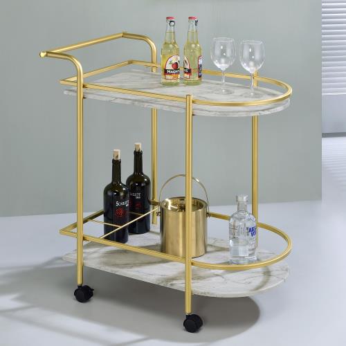 coaster-bar-serving-carts-kitchen-dining-Desiree-2-tier-Bar-Cart-with-Casters-Gold