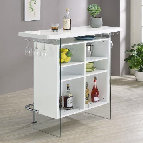 coaster-kitchen-dining-Acosta-Rectangular-Bar-Unit-with-Footrest-and-Glass-Side-Panels-hover