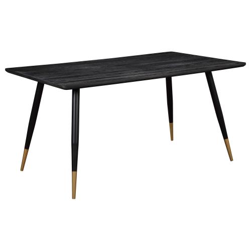 coaster-kitchen-dining-Zetta-Rectangular-Dining-Table-Black-and-Gold-hover