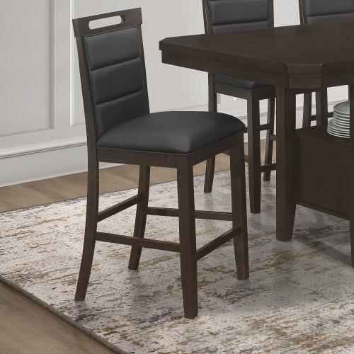 coaster-bar-stools-chairs-kitchen-dining-Prentiss-Upholstered-Counter-Height-Chair-(Set-of-2)-Black-and-Cappuccino-hover