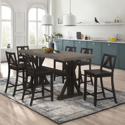 coaster-kitchen-dining-Bairn-Trestle-Counter-Height-Table-Barn-Grey-and-Black-Sand