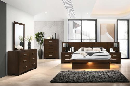 coaster-beds-bedroom-Jessica-Eastern-King-Platform-Bed-with-Rail-Seating-Cappuccino