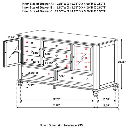 coaster-bedroom-Sandy-Beach-11-drawer-Dresser-Black-3