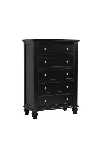 coaster-chests-bedroom-Sandy-Beach-5-drawer-Chest-Black