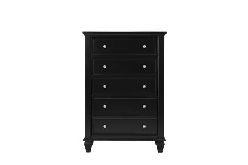 coaster-chests-bedroom-Sandy-Beach-5-drawer-Chest-Black-hover