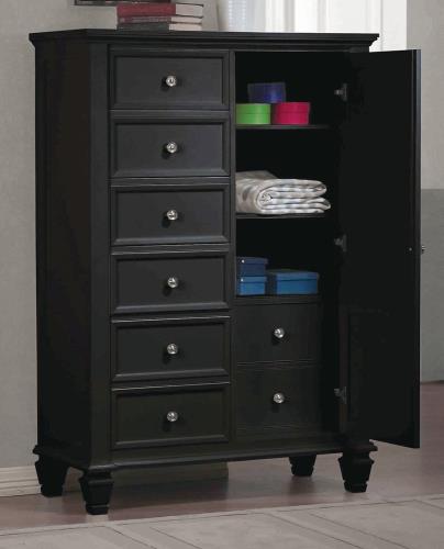 coaster-chests-bedroom-Sandy-Beach-Door-Chest-with-Concealed-Storage-Black