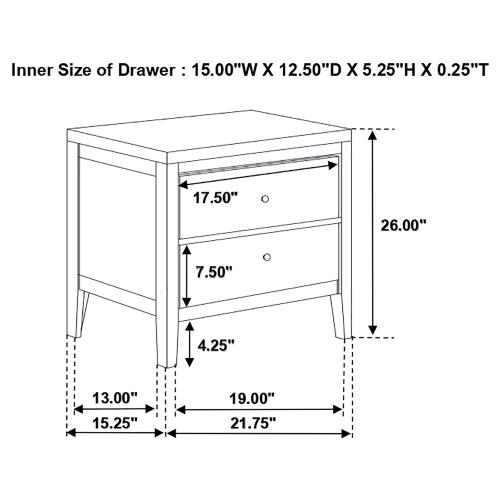 coaster-bedroom-Carlton-2-drawer-Rectangular-Nightstand-Cappuccino-11