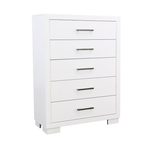 coaster-chests-bedroom-Jessica-5-drawer-Chest-White-hover