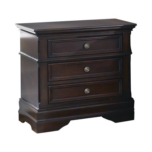 coaster-bedroom-Cambridge-3-drawer-Rectangular-Nightstand-Cappuccino-hover