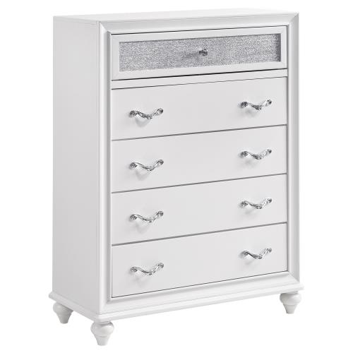 coaster-chests-bedroom-Barzini-5-drawer-Chest-White-hover