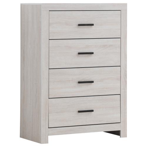 coaster-chests-bedroom-Brantford-4-drawer-Chest-Coastal-White-hover