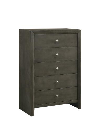 coaster-chests-bedroom-Serenity-5-drawer-Chest-Mod-Grey