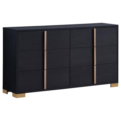 coaster-bedroom-Marceline-6-drawer-Dresser-Black-hover