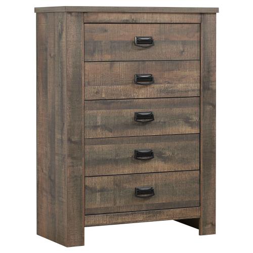 coaster-chests-bedroom-Frederick-5-drawer-Chest-Weathered-Oak-hover