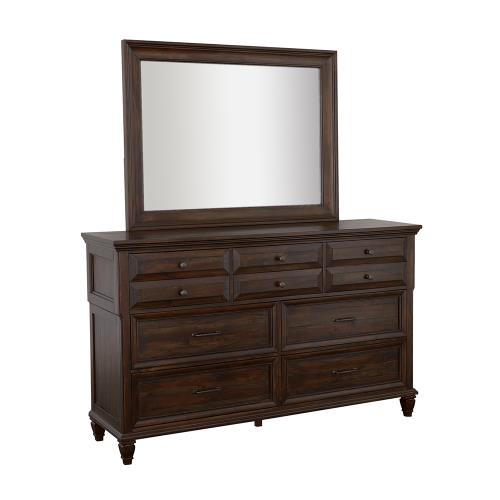coaster-dresser-mirrors-mirrors-bedroom-Avenue-Rectangle-Dresser-Mirror-Weathered-Burnished-Brown