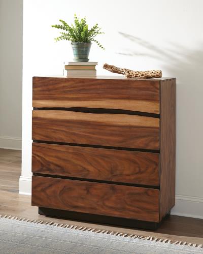 coaster-chests-bedroom-Winslow-4-drawer-Chest-Smokey-Walnut-and-Coffee-Bean