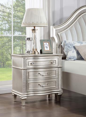 coaster-bedroom-Evangeline-3-drawer-Nightstand-Silver-Oak