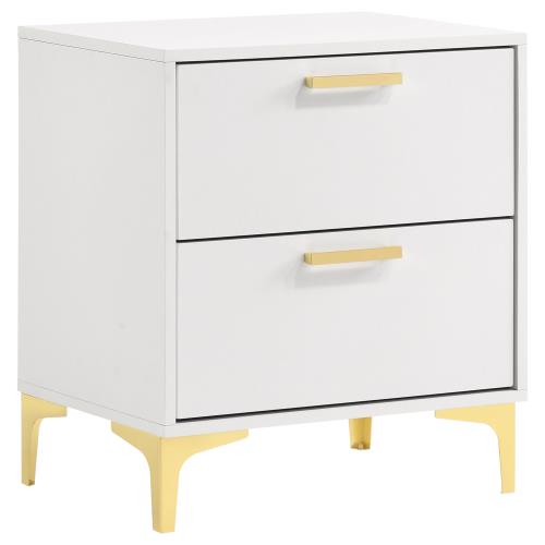 coaster-bedroom-Kendall-2-drawer-Nightstand-White-hover