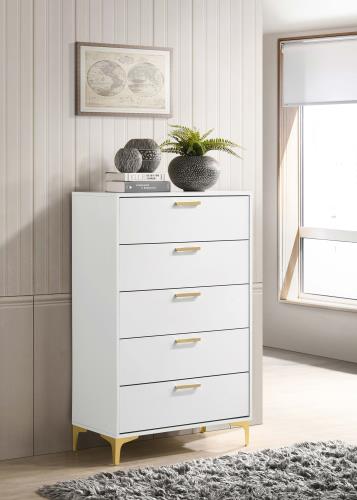 coaster-chests-bedroom-Kendall-5-drawer-Chest-White