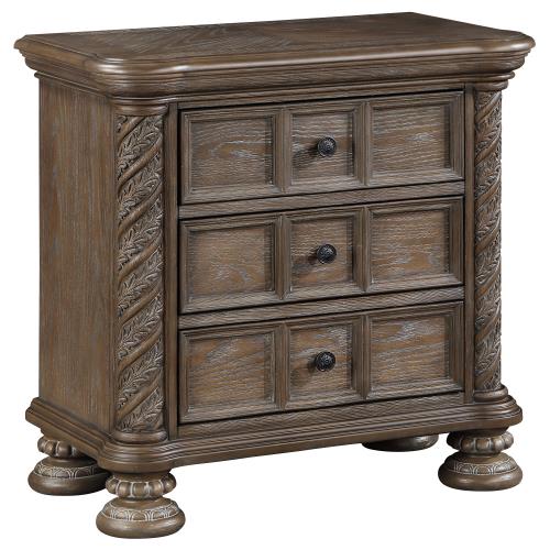 coaster-bedroom-Emmett-3-drawer-Nightstand-Walnut-hover