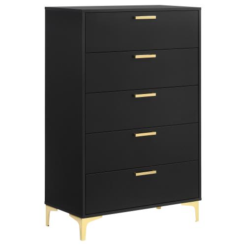 coaster-chests-bedroom-Kendall-5-drawer-Chest-Black-and-Gold-hover