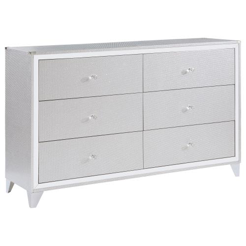 coaster-bedroom-Larue-6-drawer-Dresser-Silver-hover