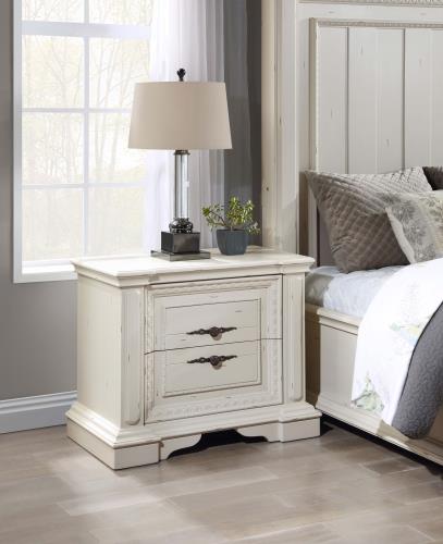 coaster-bedroom-Evelyn-2-drawer-Nightstand-with-USB-Ports-Antique-White