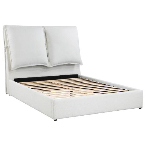 coaster-bedroom-Gwendoline-Upholstered-Queen-Platform-Bed-with-Pillow-Headboard-White-hover