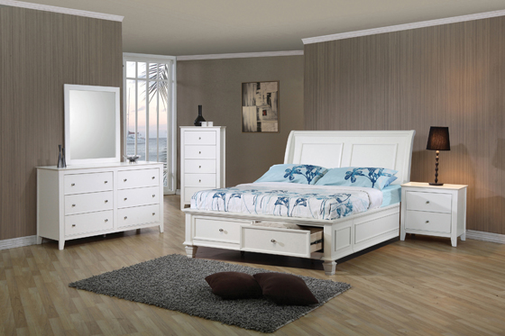 coaster-bedroom-Selena-Storage-Bedroom-Set-with-Sleigh-Headboard-Buttermilk-hover