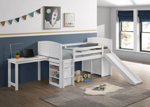 coaster-bedroom-Millie-Twin-Workstation-Loft-Bed-White-hover