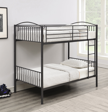 coaster-bedroom-Anson-Twin-Over-Twin-Bunk-Bed-with-Ladder-hover