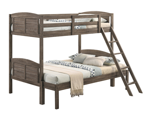 coaster-bedroom-Flynn-Twin-Over-Full-Bunk-Bed-Weathered-Brown