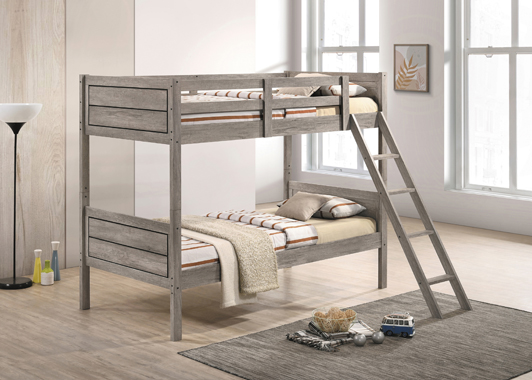 coaster-bedroom-Ryder-Twin-Over-Twin-Bunk-Bed-Weathered-Taupe-hover