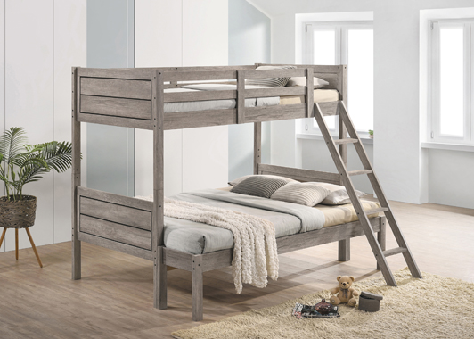 coaster-bedroom-Ryder-Twin-Over-Full-Bunk-Bed-Weathered-Taupe-hover