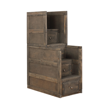 coaster-chests-bedroom-Wrangle-Hill-4-drawer-Stairway-Chest-Gun-Smoke
