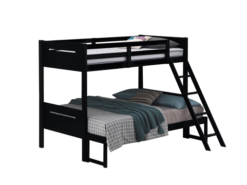 coaster-kids-beds-kids-bedroom-bedroom-Littleton-Twin-Over-Full-Bunk-Bed-Black