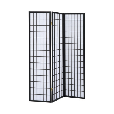coaster-room-dividers-accents-Carrie-3-panel-Folding-Screen-Black-and-White