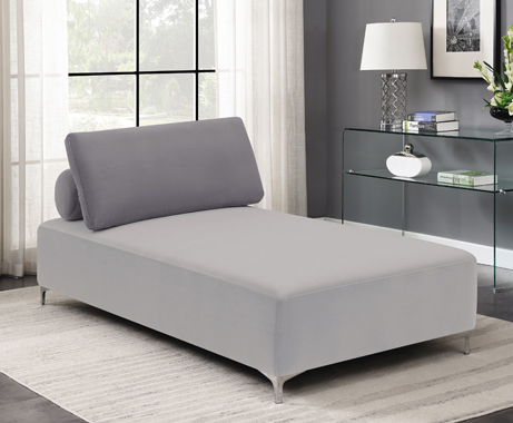 coaster-living-room-Giovanni-Upholstered-Accent-Chaise-with-Removable-Pillow-Grey-hover