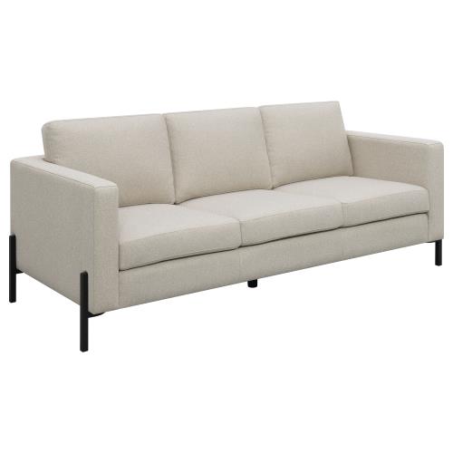 coaster-living-room-Tilly-3-piece-Upholstered-Track-Arms-Sofa-Set-Oatmeal-hover